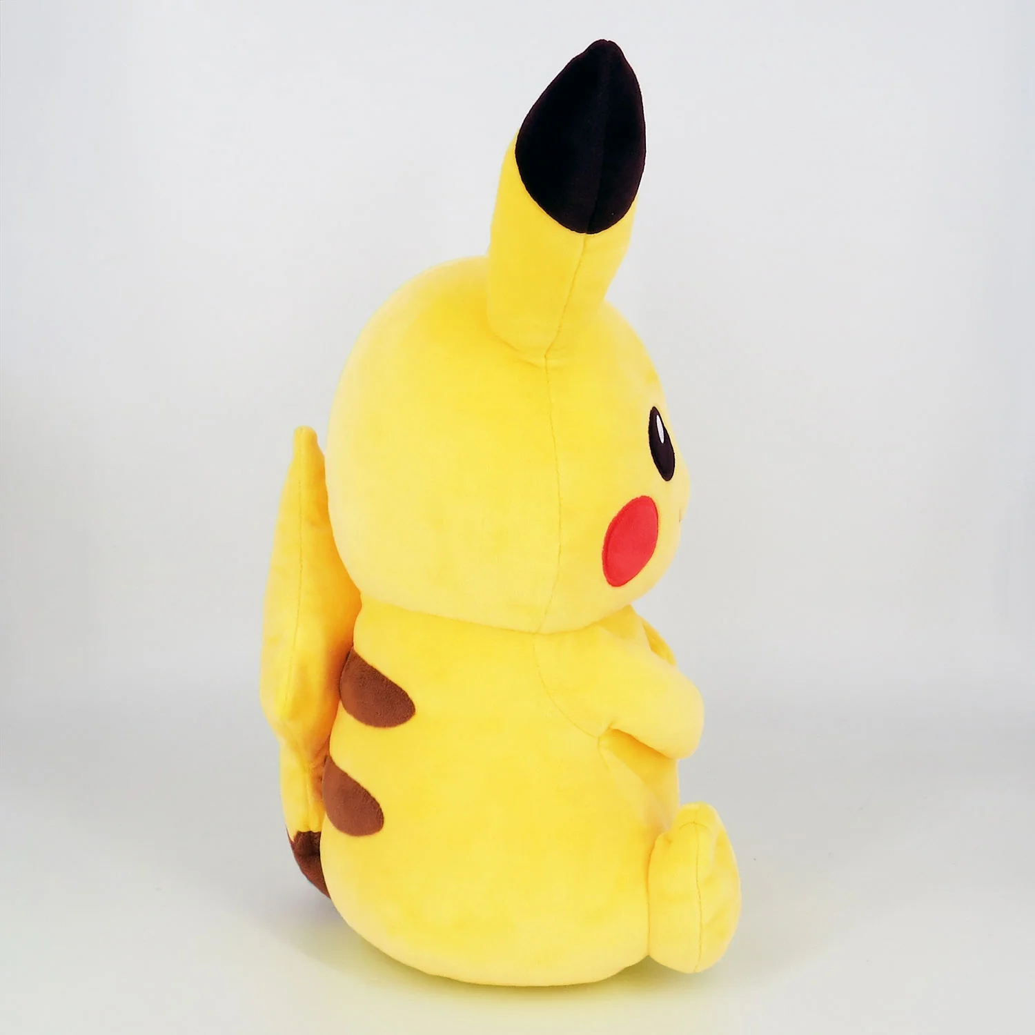 Sanei Pokemon All Star Collection PZ60 PoteHagu Cushion Pikachu Plush, 14" - Image 4