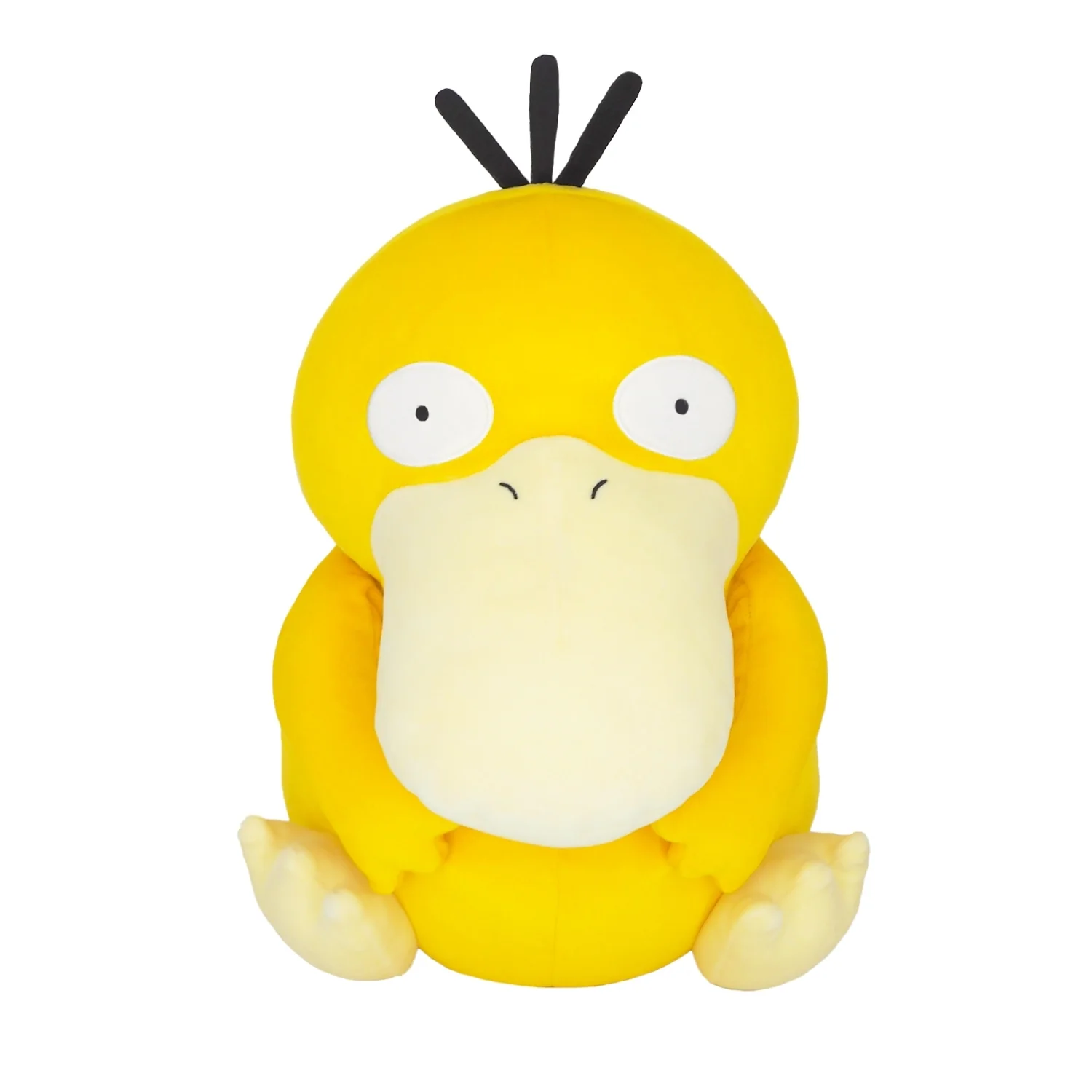 Sanei Pokemon All Star Collection PZ67 PoteHagu Cushion Psyduck Plush, 13" - Image 2