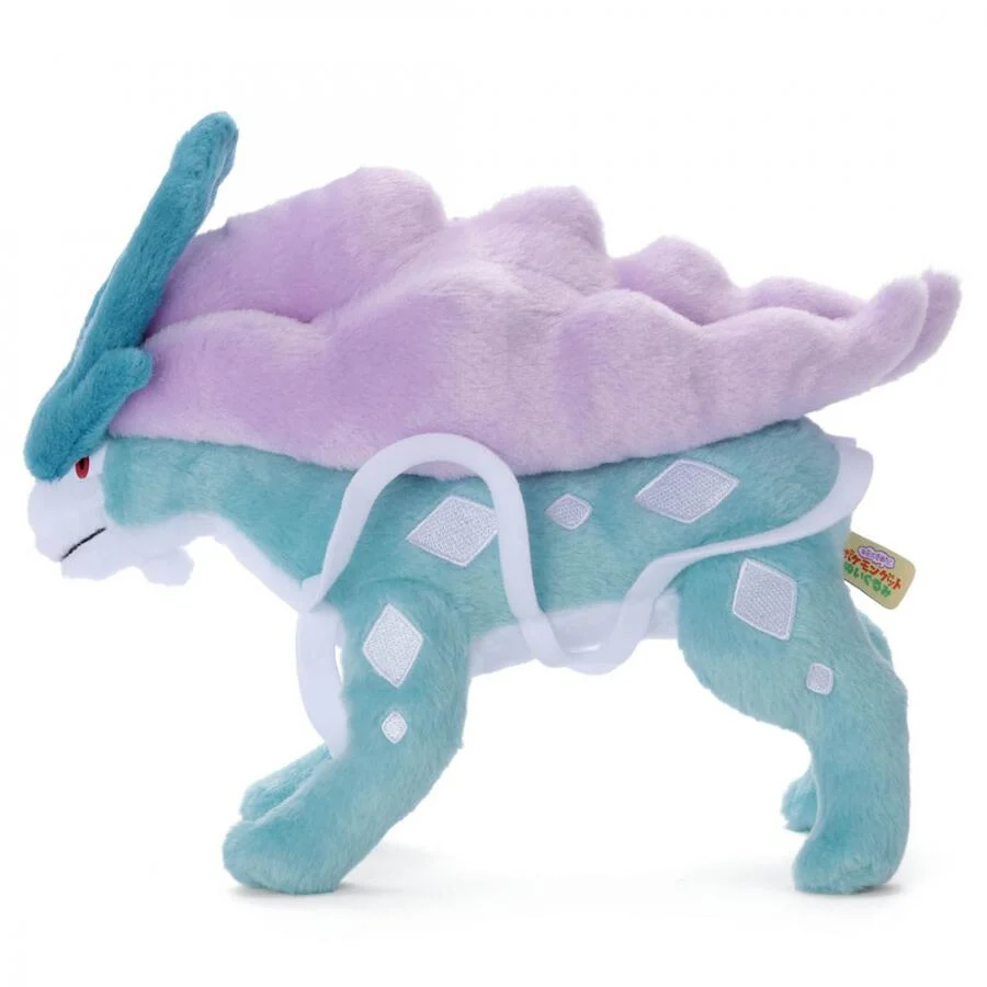 Takaratomy A.R.T.S I Choose You! Pokemon Get Plush Doll Suicune, 8" - Image 2