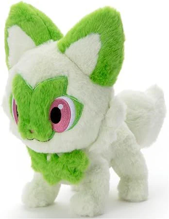 Takaratomy A.R.T.S Pokemon Kutakutatatta Sprigatito (S) Plush, 9" - Image 4