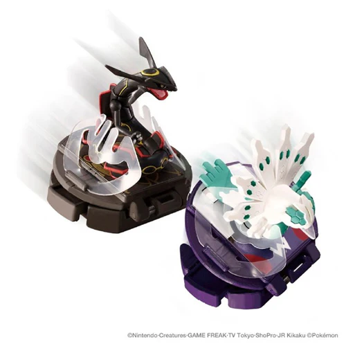 Takaratomy Pokemon Moncolle Battle Set Black Rayquaza VS White Zygarde (50% Form) Figure - Image 2