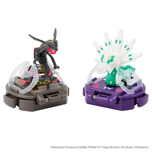 Takaratomy Pokemon Moncolle Battle Set Black Rayquaza VS White Zygarde (50% Form) Figure - Image 3