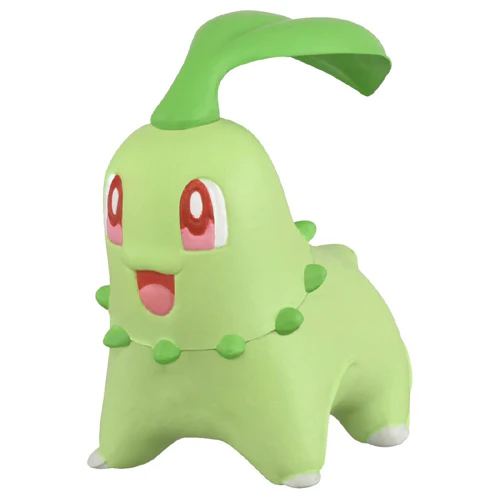 Takaratomy Pokemon Moncolle Chikorita Figure - Image 2