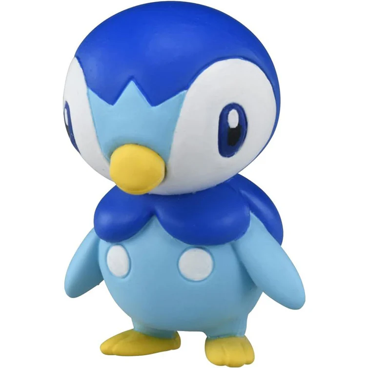 Takaratomy Pokemon Moncolle Monster Collection MS-53 Piplup Figure - Image 2