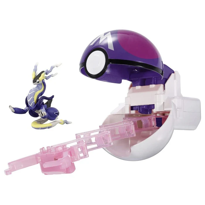Takaratomy Pokemon Moncolle Pokedelze Miraidon (Master Ball) w/ Launcher Figure - Image 2