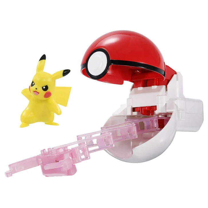 Takaratomy Pokemon Moncolle Pokedelze Pikachu (Pokeball) Figure - Image 2