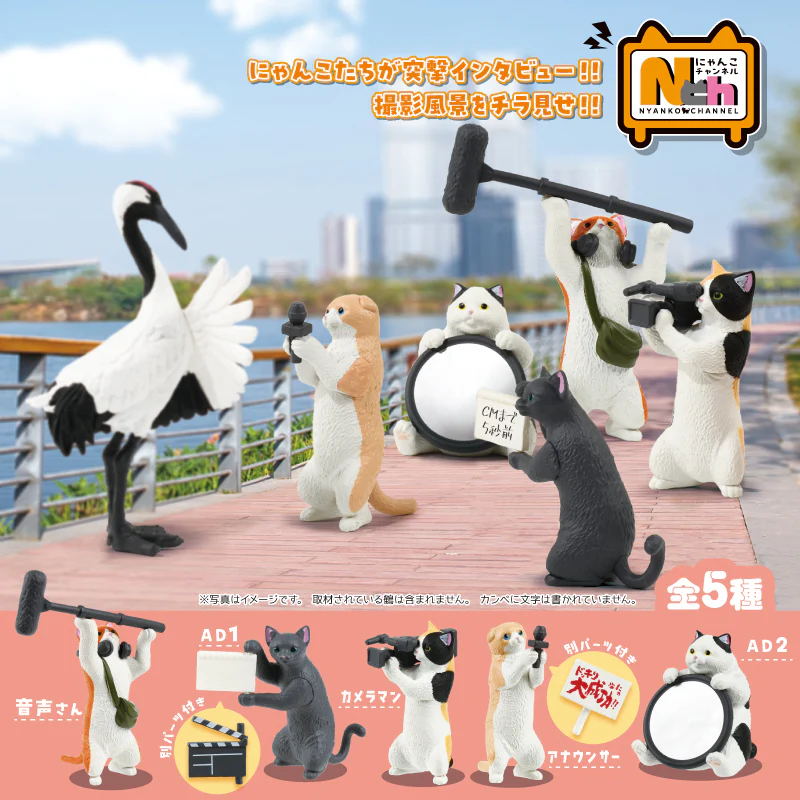 Yell Film Crew Cats Blind Box Asst (Box of 10) YL7566 - Image 2
